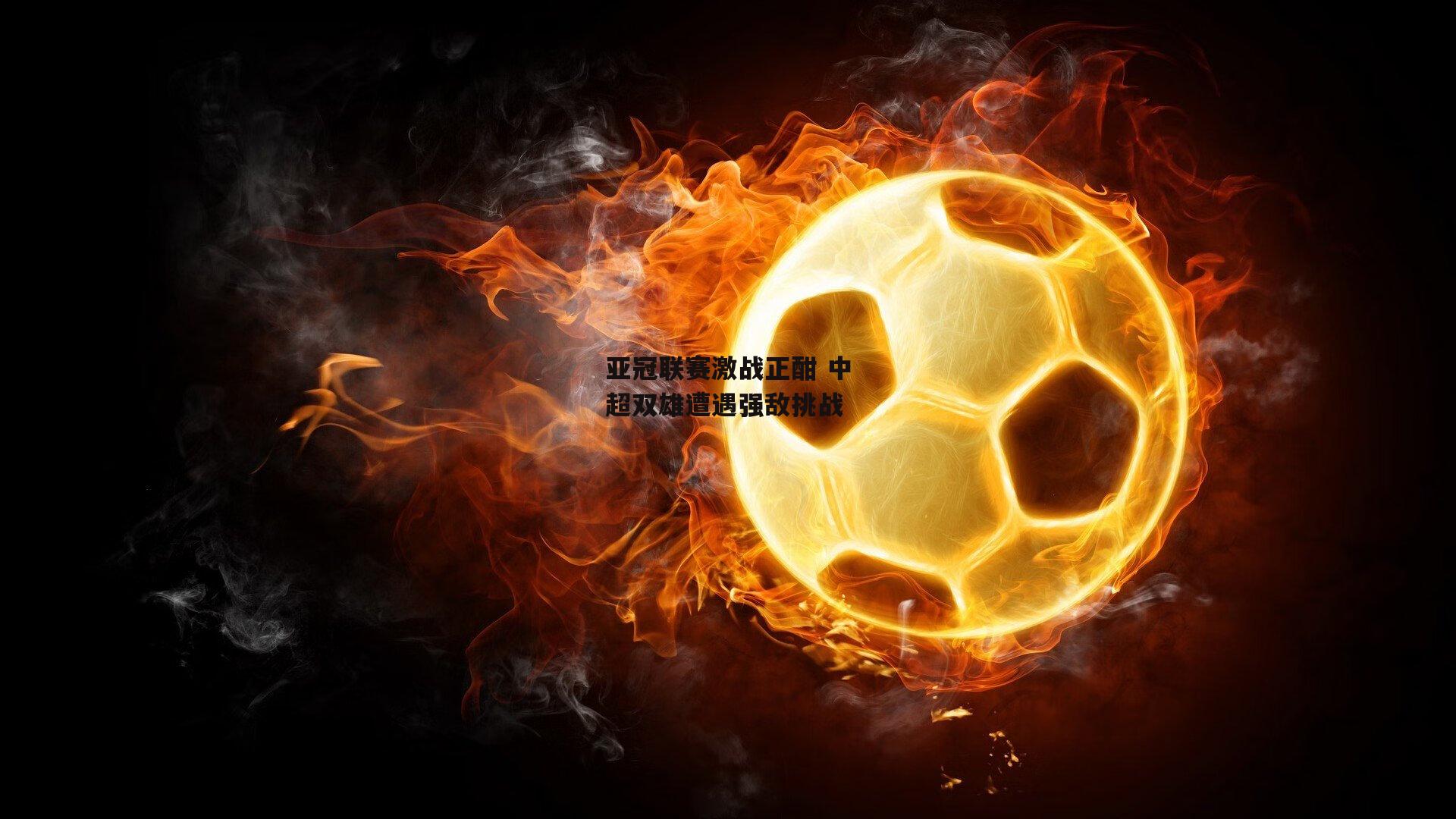 亚冠联赛激战正酣 中超双雄遭遇强敌挑战